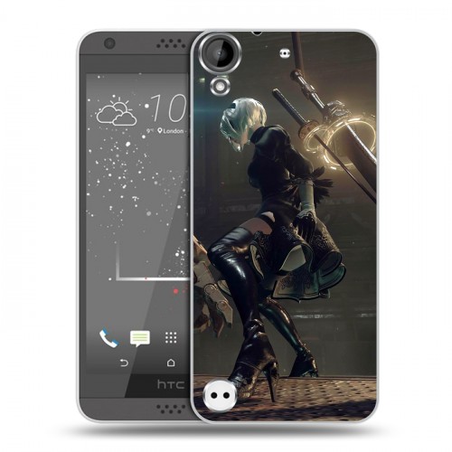 Дизайнерский пластиковый чехол для HTC Desire 530 NieR:Automata