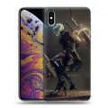 Дизайнерский силиконовый чехол для Iphone Xs Max NieR:Automata