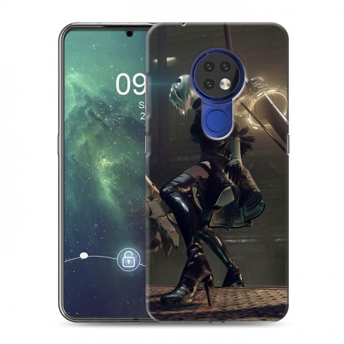 Дизайнерский силиконовый чехол для Nokia 6.2 NieR:Automata