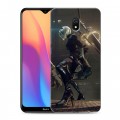 Дизайнерский силиконовый с усиленными углами чехол для Xiaomi RedMi 8A NieR:Automata