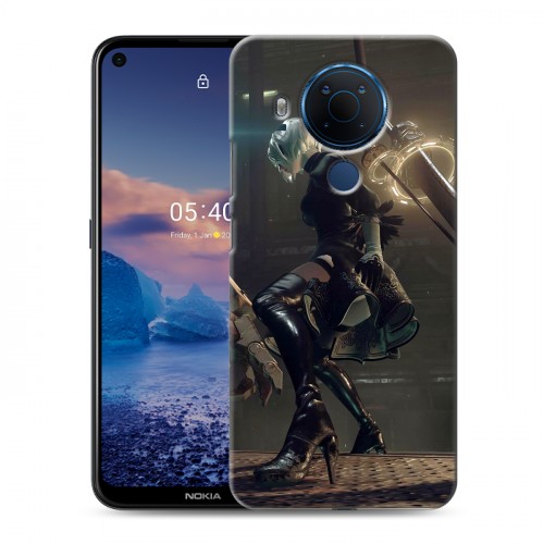 Дизайнерский силиконовый чехол для Nokia 5.4 NieR:Automata