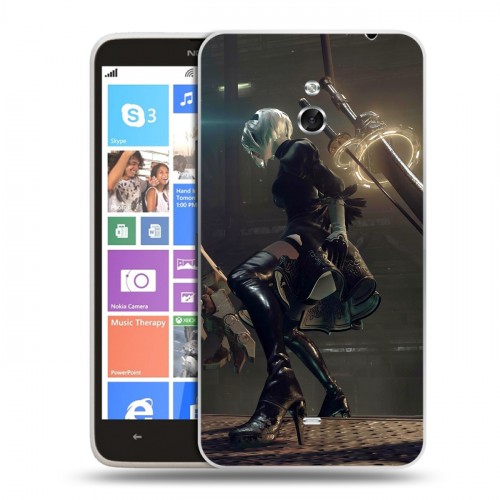 Дизайнерский пластиковый чехол для Nokia Lumia 1320 NieR:Automata