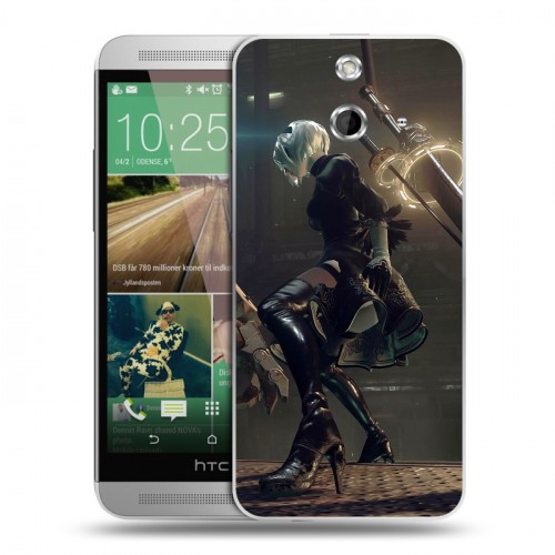 Дизайнерский пластиковый чехол для HTC One E8 NieR:Automata