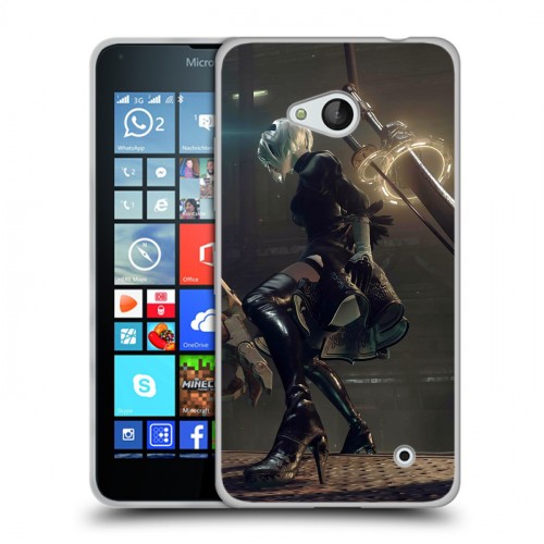 Дизайнерский пластиковый чехол для Microsoft Lumia 640 NieR:Automata