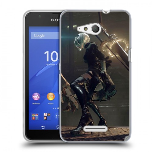 Дизайнерский пластиковый чехол для Sony Xperia E4g NieR:Automata