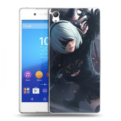 Дизайнерский пластиковый чехол для Sony Xperia Z3+ NieR:Automata