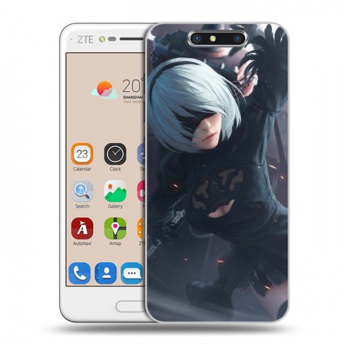 Дизайнерский пластиковый чехол для ZTE Blade V8 NieR:Automata