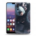 Дизайнерский силиконовый с усиленными углами чехол для Huawei P20 Pro NieR:Automata