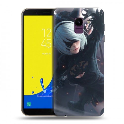 Дизайнерский пластиковый чехол для Samsung Galaxy J6 NieR:Automata