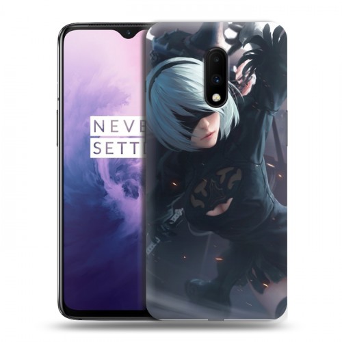 Дизайнерский пластиковый чехол для OnePlus 7 NieR:Automata