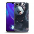 Дизайнерский силиконовый с усиленными углами чехол для OPPO A1k NieR:Automata