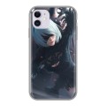 Дизайнерский силиконовый чехол для Iphone 11 NieR:Automata