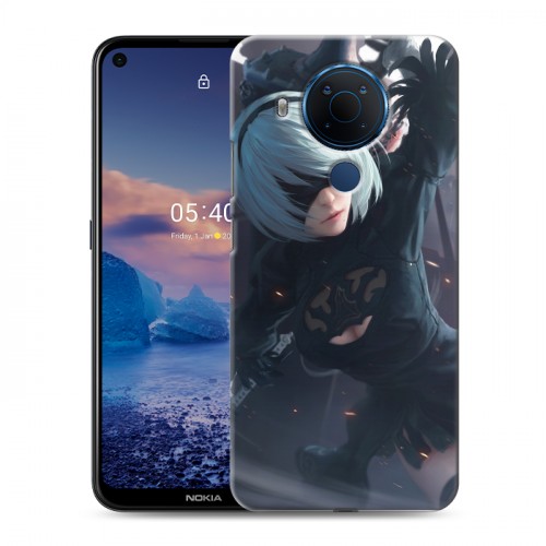 Дизайнерский силиконовый чехол для Nokia 5.4 NieR:Automata