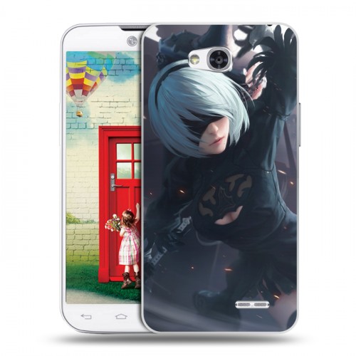 Дизайнерский пластиковый чехол для LG L80 NieR:Automata