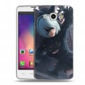 Дизайнерский пластиковый чехол для LG L60 NieR:Automata