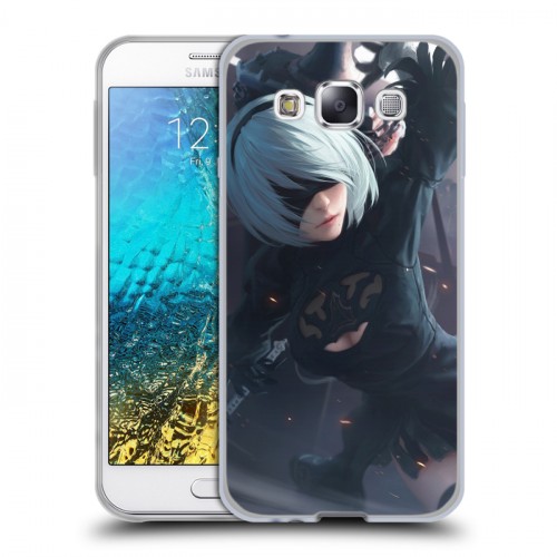 Дизайнерский пластиковый чехол для Samsung Galaxy E5 NieR:Automata