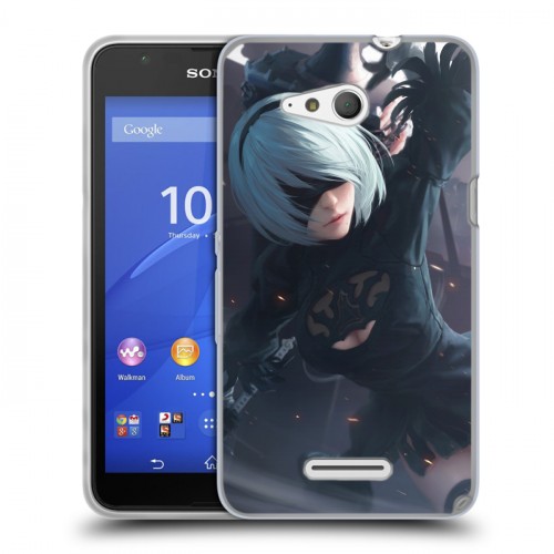 Дизайнерский пластиковый чехол для Sony Xperia E4g NieR:Automata