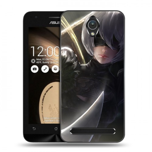 Дизайнерский пластиковый чехол для ASUS Zenfone Go NieR:Automata