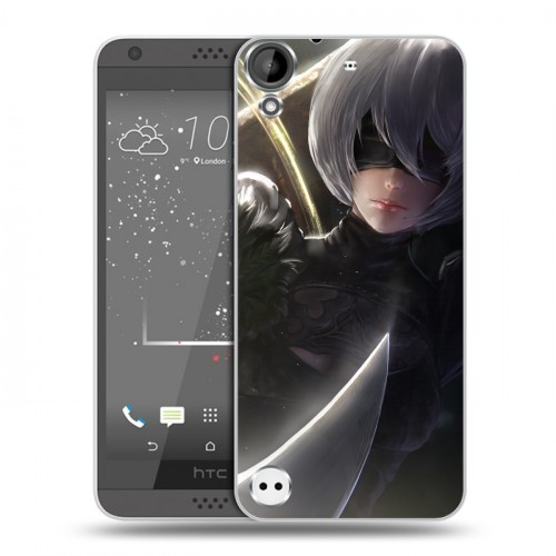 Дизайнерский пластиковый чехол для HTC Desire 530 NieR:Automata