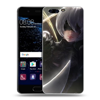 Дизайнерский силиконовый чехол для Huawei P10 Plus NieR:Automata (на заказ)