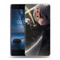 Дизайнерский пластиковый чехол для Nokia 8 NieR:Automata