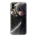 Дизайнерский силиконовый чехол для Iphone x10 NieR:Automata