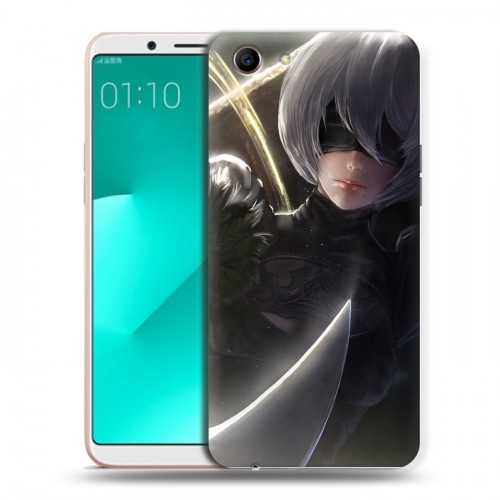 Дизайнерский пластиковый чехол для OPPO A83 NieR:Automata