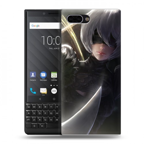 Дизайнерский пластиковый чехол для BlackBerry KEY2 NieR:Automata