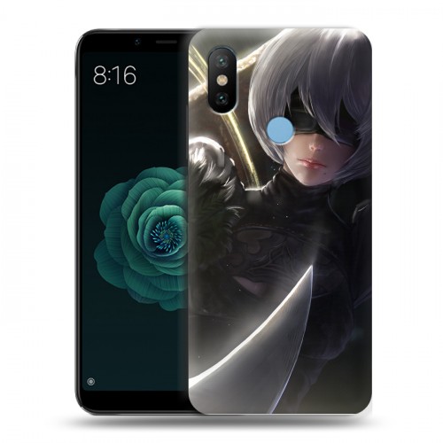 Дизайнерский силиконовый чехол для Xiaomi Mi A2 NieR:Automata