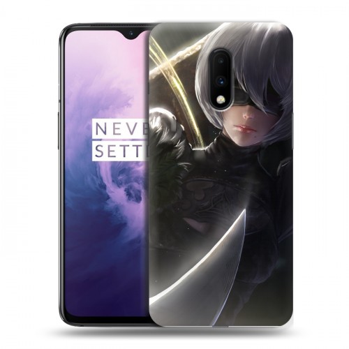 Дизайнерский пластиковый чехол для OnePlus 7 NieR:Automata