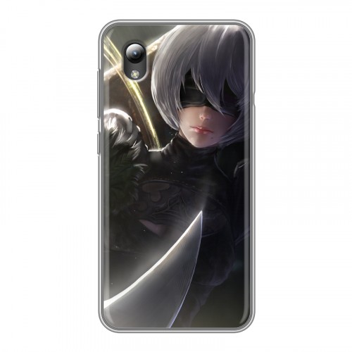 Дизайнерский силиконовый чехол для ZTE Blade A3 (2019) NieR:Automata