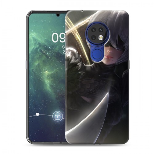 Дизайнерский силиконовый чехол для Nokia 6.2 NieR:Automata