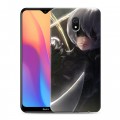 Дизайнерский силиконовый с усиленными углами чехол для Xiaomi RedMi 8A NieR:Automata