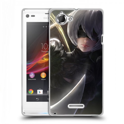 Дизайнерский пластиковый чехол для Sony Xperia L NieR:Automata