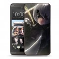 Дизайнерский пластиковый чехол для HTC Desire 700 NieR:Automata