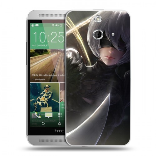 Дизайнерский пластиковый чехол для HTC One E8 NieR:Automata