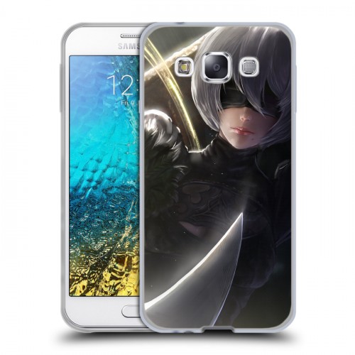 Дизайнерский пластиковый чехол для Samsung Galaxy E5 NieR:Automata