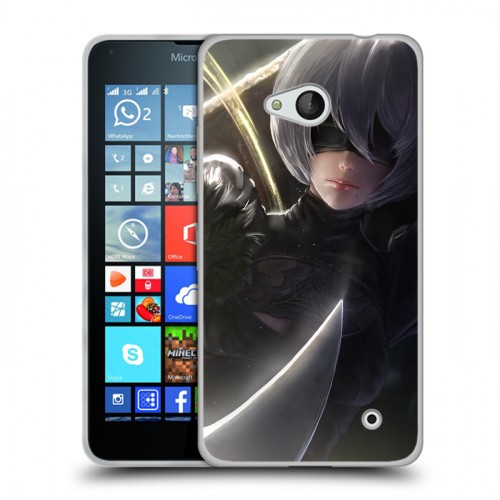 Дизайнерский пластиковый чехол для Microsoft Lumia 640 NieR:Automata