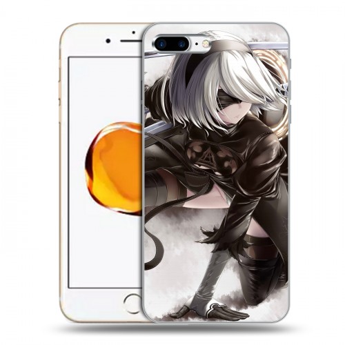 Дизайнерский пластиковый чехол для Iphone 7 Plus / 8 Plus NieR:Automata