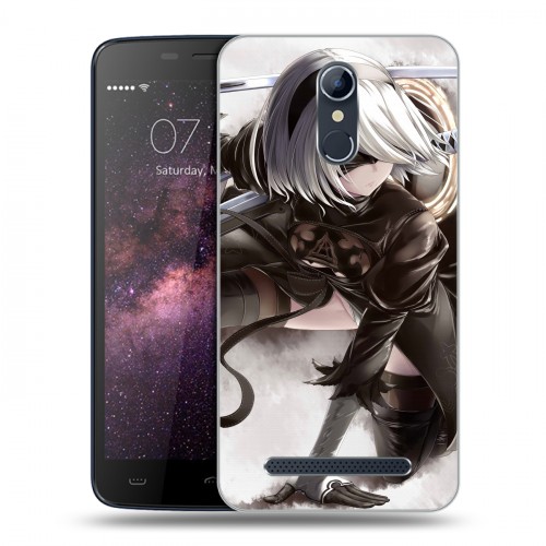 Дизайнерский силиконовый чехол для Homtom HT17 NieR:Automata