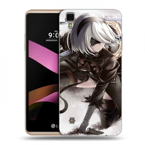 Дизайнерский пластиковый чехол для LG X Style NieR:Automata