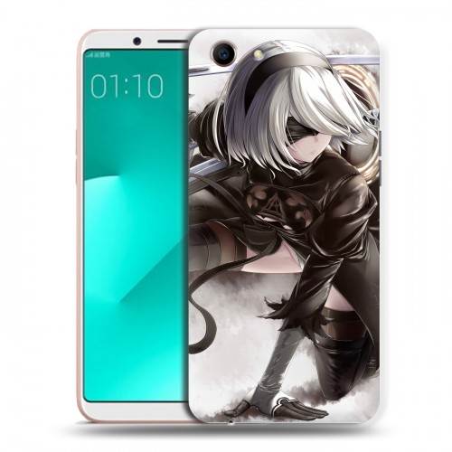 Дизайнерский пластиковый чехол для OPPO A83 NieR:Automata