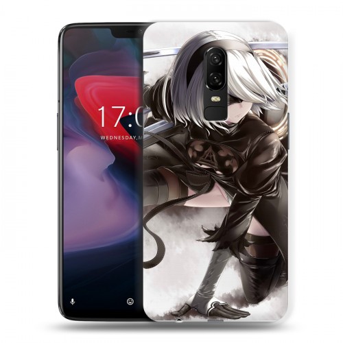 Дизайнерский пластиковый чехол для OnePlus 6 NieR:Automata