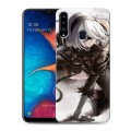 Дизайнерский пластиковый чехол для Samsung Galaxy A20s NieR:Automata