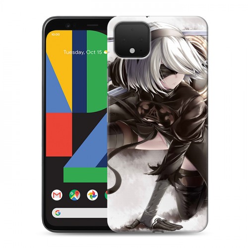 Дизайнерский пластиковый чехол для Google Pixel 4 NieR:Automata