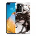 Дизайнерский силиконовый с усиленными углами чехол для Huawei P40 NieR:Automata