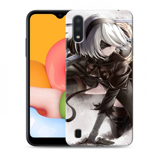 Дизайнерский силиконовый чехол для Samsung Galaxy M01 NieR:Automata