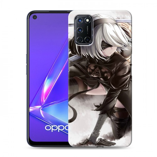 Дизайнерский пластиковый чехол для OPPO A52 NieR:Automata