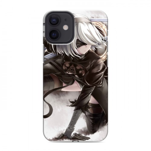 Дизайнерский пластиковый чехол для Iphone 12 Mini NieR:Automata