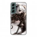 Дизайнерский силиконовый чехол для Samsung Galaxy S22 NieR:Automata